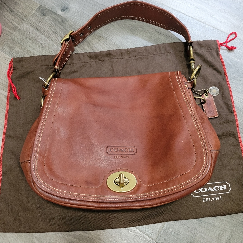 Coach Brown Leather Legacy Bag